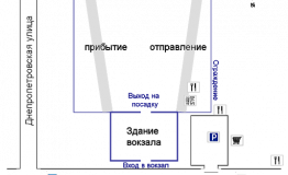 Схема автовокзала на Обводном канале 36